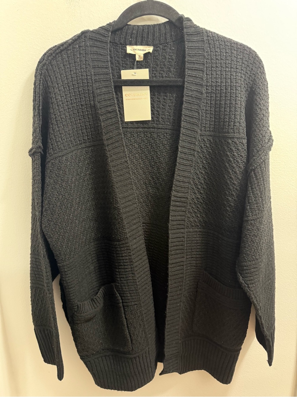 Ee:some black cardigan